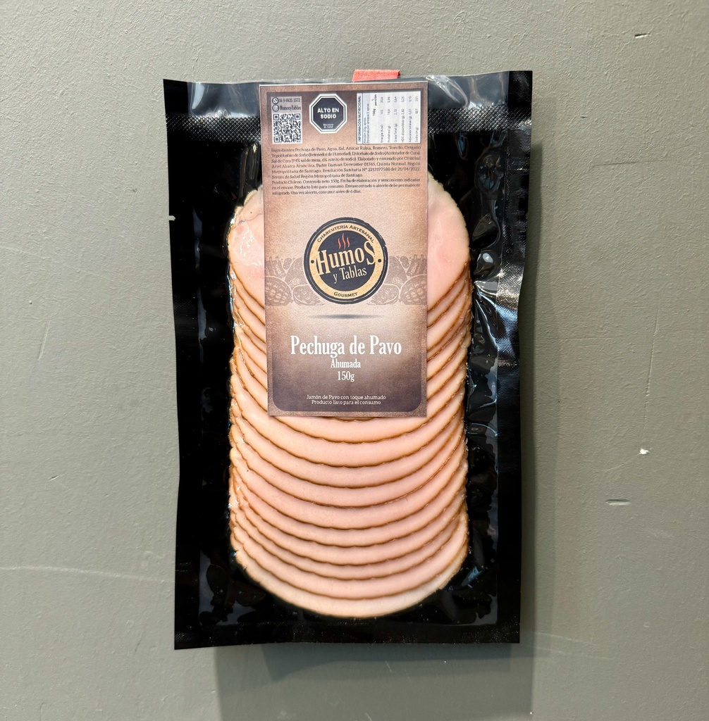 Pechuga de Pavo Ahumada Humos y Tablas 150g