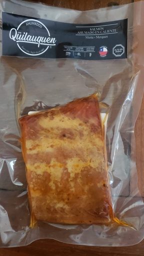 Murta y Merken, salmón ahumado en caliente 250 grs