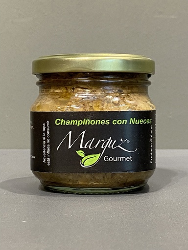 Pasta de Champiñones con Nueces Marguz