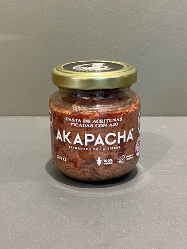 Pasta de Aceituna Ajo 120g Akapacha